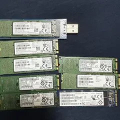 M.2 SSD 128GB/256GB 計10本セット
