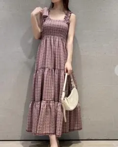 ティアードキャミワンピース