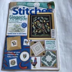 NewStitchesクロスステッチ刺繍雑誌No192洋書ハーダンガー刺しゅうも