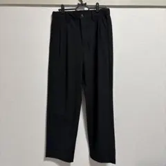 無印良品 乾きやすいイージータックワイドパンツ ブラック S