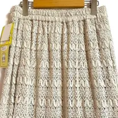 a119/新品 humming robe しまむら 総レース ロングスカートL