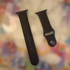 純正美品apple watch スポーツバンド　ミドナイトブラック　45 ML