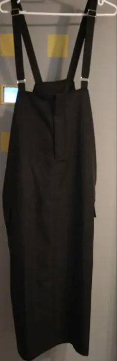 サスペンダースカート 黒