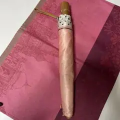 クリスチャンディオール サーモンピンク ヴィンテージ 折り畳み傘