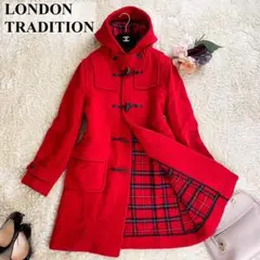 美品♡ロンドントラディション ダッフルコート レッド サイズ38
