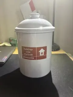 ホワイト陶器 収納容器