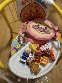 アンパンマン まめチェアー ベビーチェア キッズチェア イス いす　おまけ付き