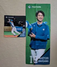 ファイターズ(現ソフトバンク) 上沢直之＆近藤健介選手応援タオル