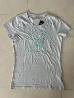 Hollister ハイビスカス刺繍 　Tシャツ 新品