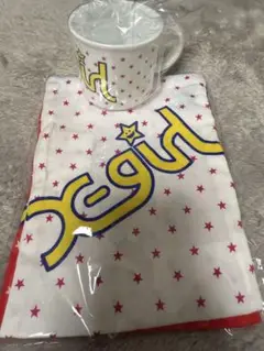 X-girlのコップとコップ袋2枚セット
