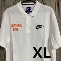 XLサイズ NIKE ナイキ 拓殖大学バスケ部ポロシャツ白