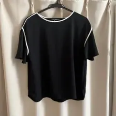 ブラック 半袖 トップス サイズ40/L