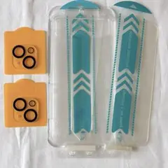 iPhone15Plusガラスフィルム2枚+カメラフィルム2枚