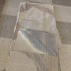 小紋 着物 幾何学模様 植物モチーフ