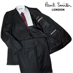 ポールスミスロンドン PaulSmith ロロピアーナ生地 ブラック ストライプ