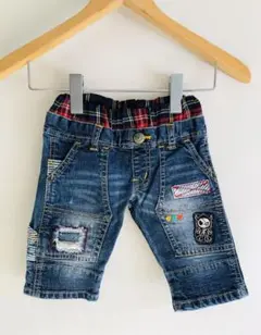 サイズ90 TKSAPKID デニム ハーフパンツ ティーケー サップキッド