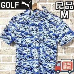 【24時間以内/匿名配送】良品 プーマゴルフ メンズ 半袖 ポロシャツ Mサイズ