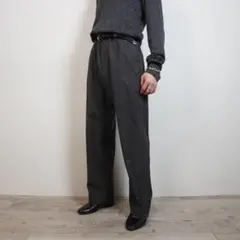 MARGARET HOWELL コットンスラックスパンツ チノ グレー/YW13