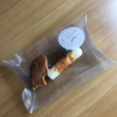 たい焼き・竹輪 ブローチ