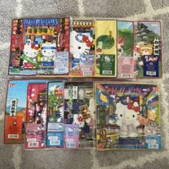 36 未使用 ハローキティ プチタオル 10枚セット 道頓堀 大阪 よさこい