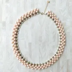 ピンクパールのネックレス