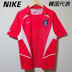 ■NIKE ナイキ サッカー 韓国代表 ユニフォーム 日韓 刺繍 赤ピンク白紺L
