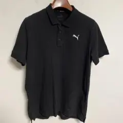 Puma プーマ ブラック ポロシャツ Mサイズ