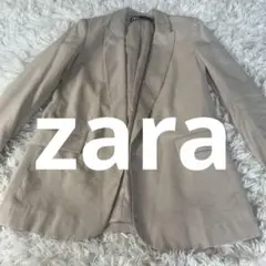 ZARA ベージュ テーラードジャケット