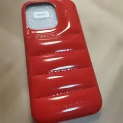 iPhone16Pro THE PUFFER CASE Rouge