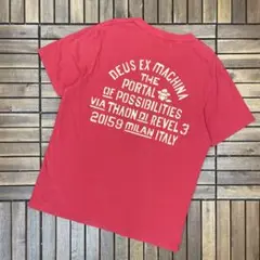 DEUS EX MACHINA キムタク着用 クルーネック 半袖 Tシャツ