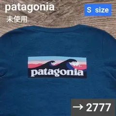 未使用 patagonia パタゴニア 波ロゴ ボードショーツロゴ T シャツ
