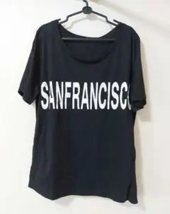 美品　ブラック　Tシャツ　フリーサイズ