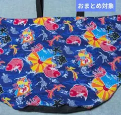 ○超ドでか○大漁柄バケツ型エコバッグ