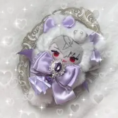 ぬい服 10cm ねこ 紫 にじぱぺっと