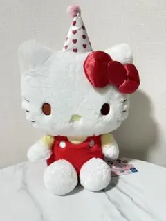 【新品タグ付き】ハローキティアニバーサリーパーティーBIGぬいぐるみ サンリオ