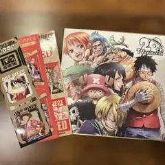 【限定品】ONE PIECE 20周年記念色紙& 特製記念シール3セット