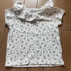 Happywalk フリル付き花柄Tシャツ 90cm