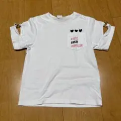 春夏　ANAP Kdsホワイト Tシャツ 白125-130cm