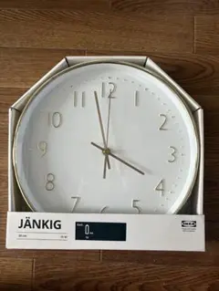★値下げしました！★IKEA 掛時計 36 cm ホワイト/ゴールド