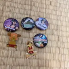24時間限定セール　ワンピースキャラクター缶バッジ・ピンバッジセット