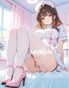 ※A4変更可 AIイラスト 美女 L版サイズ 1点物 F34