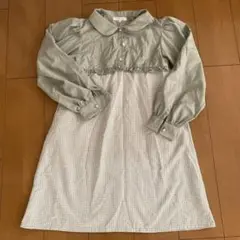 チェック柄ワンピース 150
