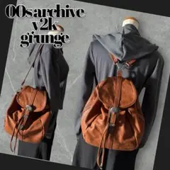 y2k grunge 2way oneshoulder backpack 00s