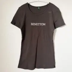 ユナイテッドカラーズオブベネトン　BENETTON Tシャツ　ダークブラウン　M