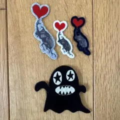 BOHEMIANS ワッペン 4点セット (シールおまけ付き)