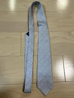 DKNY シルク ストライプドットネクタイ