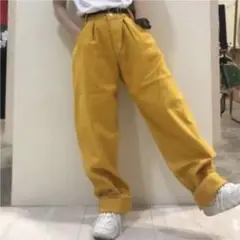 エックスガール ワイドテーパードパンツ