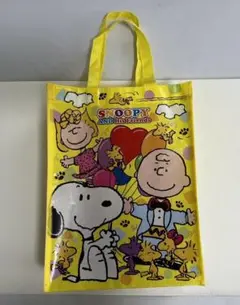 SNOOPY スヌーピー レッスンバッグ　ナイロンバッグ