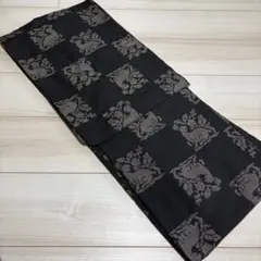 正絹 着物 大島紬 花兎紋様