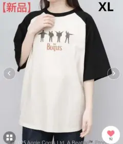 【THE BEATLES/ザ ビートルズ】ラグランスリーブTシャツ/バックPオフ